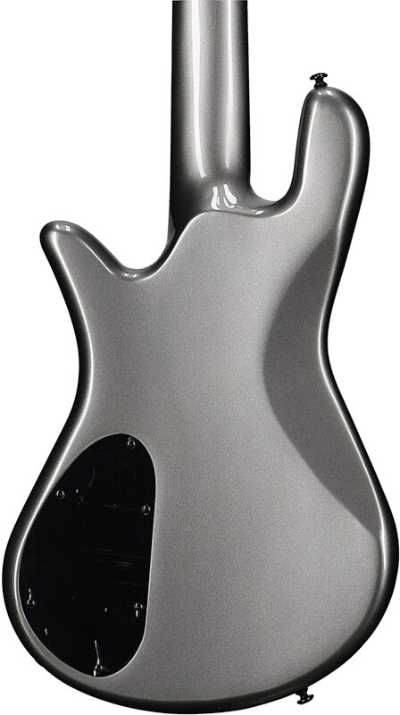 Spector NS Ethos HP 5-String Bass Guitar (with Bag), Gunmetal Gloss, Body Straight Back