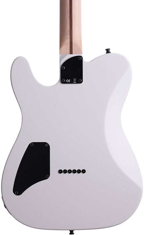 Fender Jim Root Telecaster Electric Guitar (with Case), Flat White, Body Straight Back