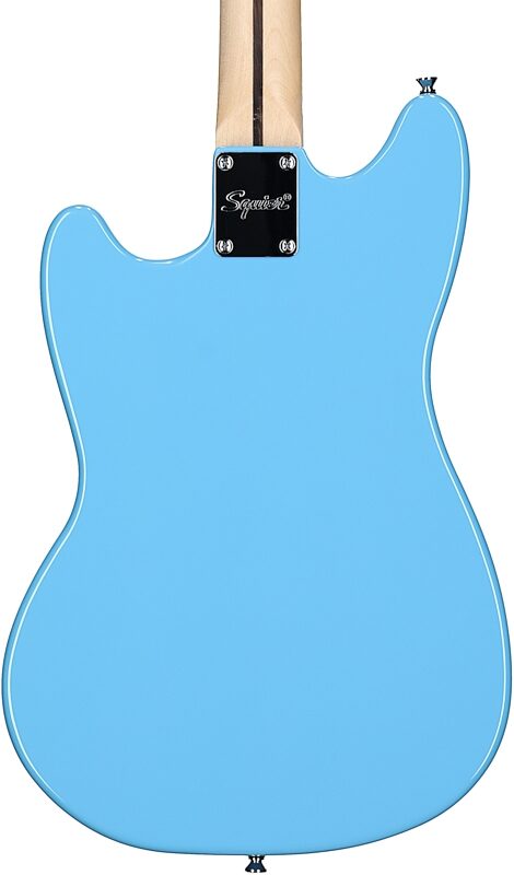 Squier Sonic Mustang HH Electric Guitar, Laurel Fingerboard, California Blue, Body Straight Back