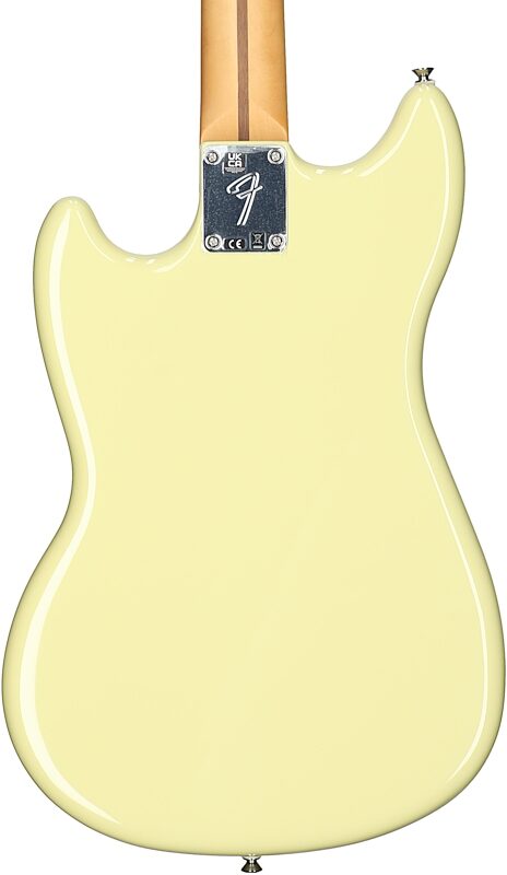 Fender Player II Mustang PJ Electric Bass, with Rosewood Fingerboard, Hialeah Yellow, USED, Blemished, Body Straight Back