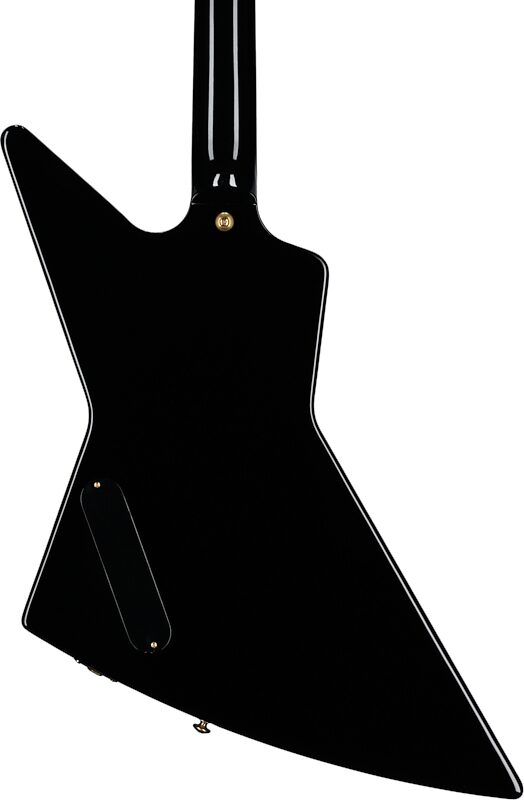 Gibson Exclusive '70s Explorer Electric Guitar (with Case), Ebony, Body Straight Back