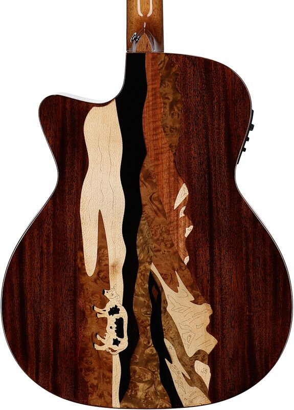 Merida Autumn Grand Auditorium Acoustic-Electric Guitar (with Gig Bag), New, Body Straight Back