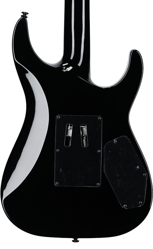 Kramer SM-1 Figured Left-Handed Electric Guitar, Black Denim Perimeter, Body Straight Back