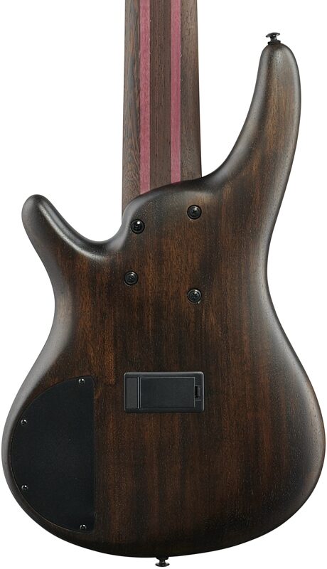 Ibanez Premium SR1346 Bass Guitar, 6-String (with Gig Bag), Dual Shadow Burst, Body Straight Back