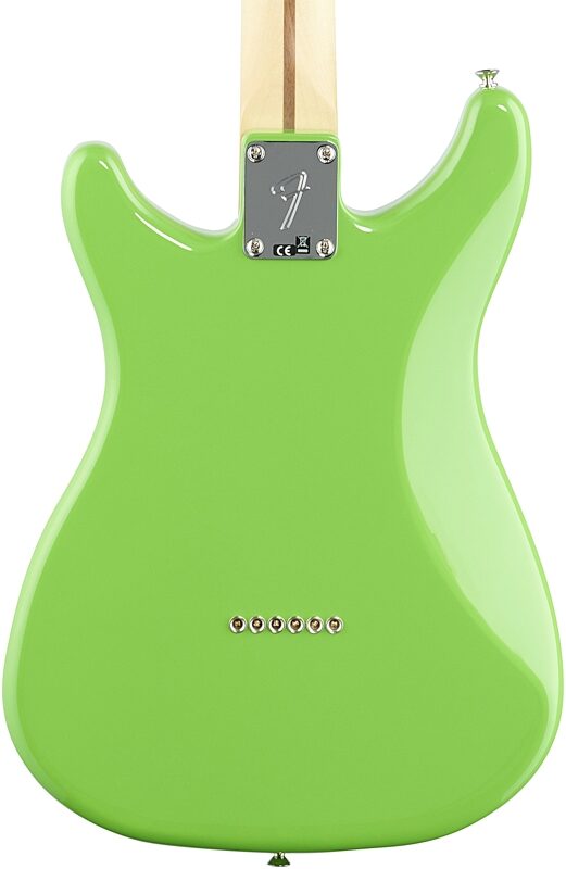 Fender Player Lead II Electric Guitar, with Maple Fingerboard, Neon Green, Body Straight Back