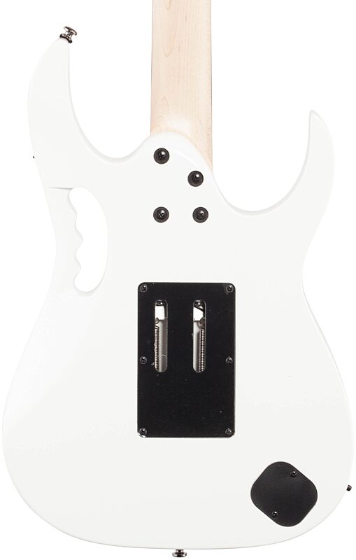 Ibanez JEMJRL Steve Vai JEM Junior Electric Guitar, Left-Handed, White, Blemished, Body Straight Back