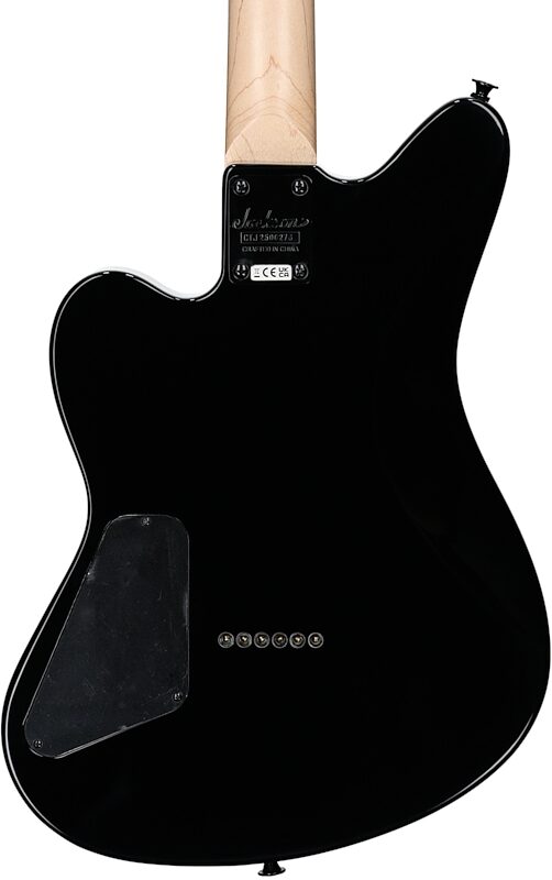 Jackson JS Series JS22 Surfcaster Electric Guitar, Black, Body Straight Back