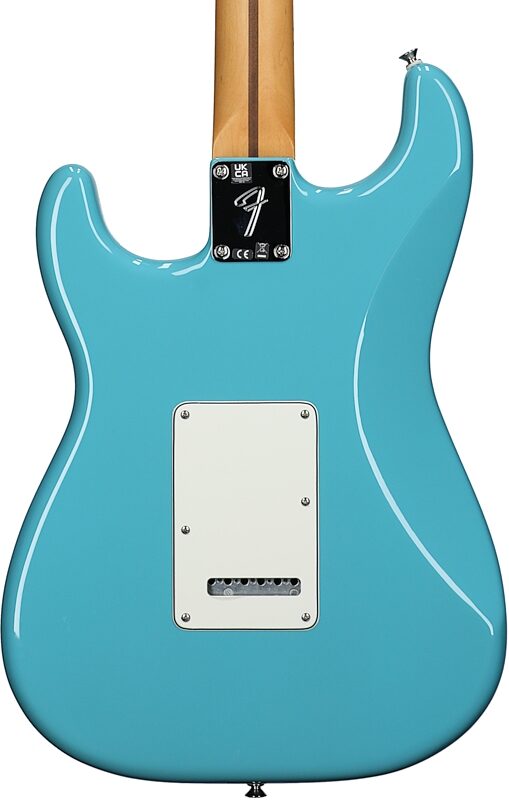 Fender Player II Stratocaster Electric Guitar, with Maple Fingerboard, Aquatone Blue, Body Straight Back
