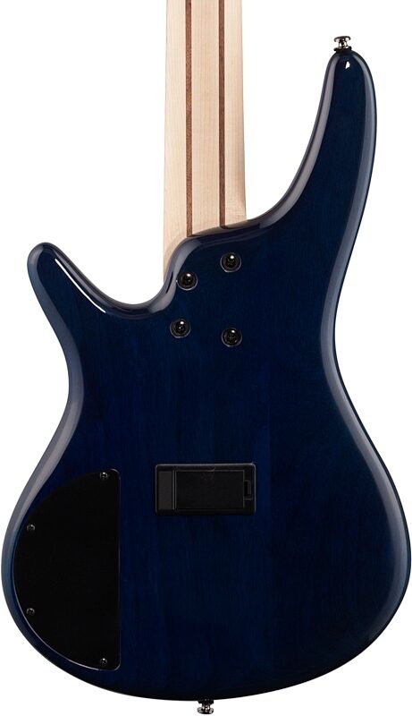 Ibanez SR405EQM Electric Bass, 5-String, Surreal Blue Burst, Body Straight Back