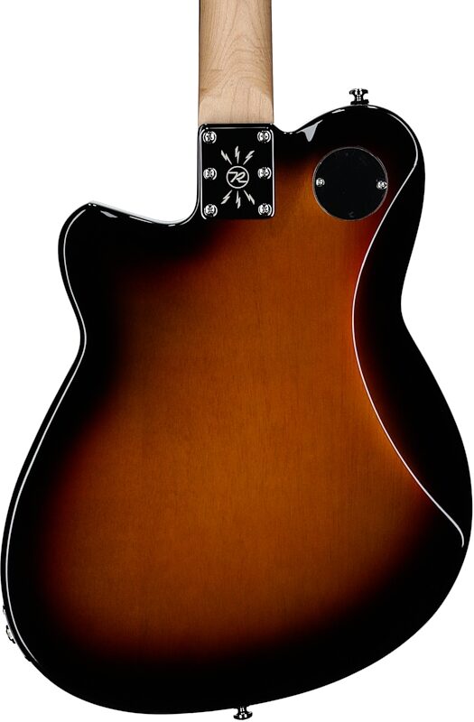 Reverend Buckshot Electric Guitar, 3-Tone Burst, Body Straight Back