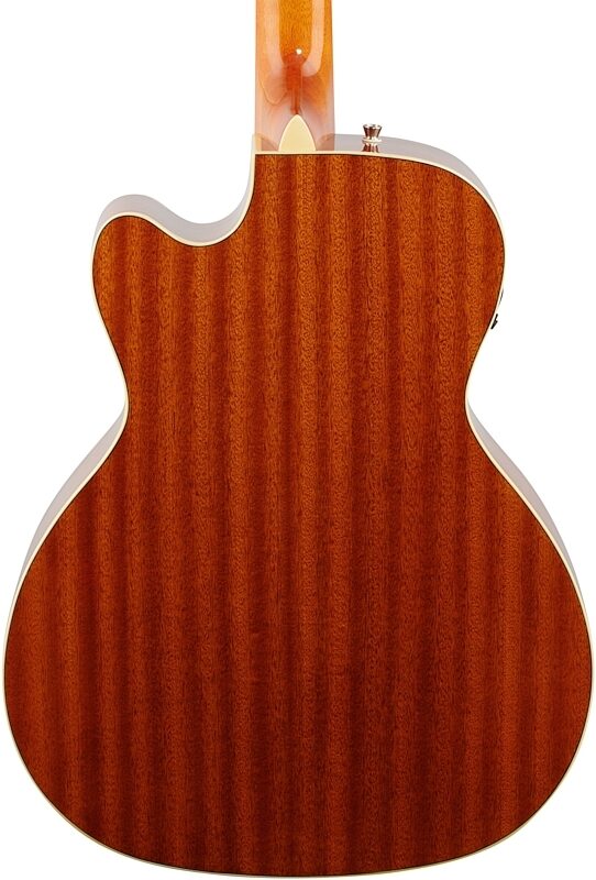 Fender FA450CE Acoustic-Electric Bass, 3-Color Sunburst, Body Straight Back