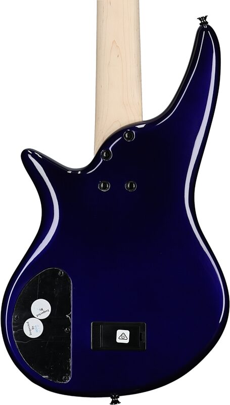Jackson JS3V Spectra Electric Bass, 5-String, Indigo Blue, Body Straight Back