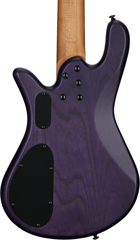 Spector NS Pulse II Electric Bass, 5-String, Ultra Violet Matte, Body Straight Back