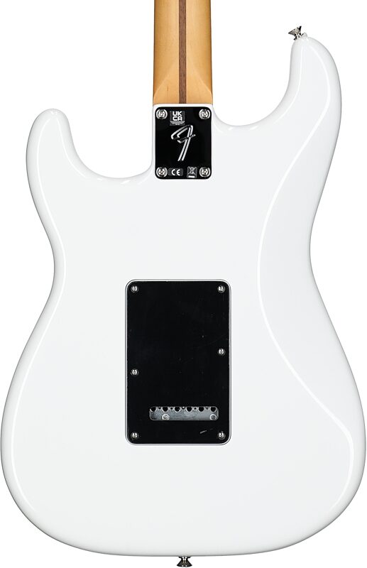 Fender Player II Stratocaster HSS Electric Guitar, with Rosewood Fingerboard, Polar White, Body Straight Back