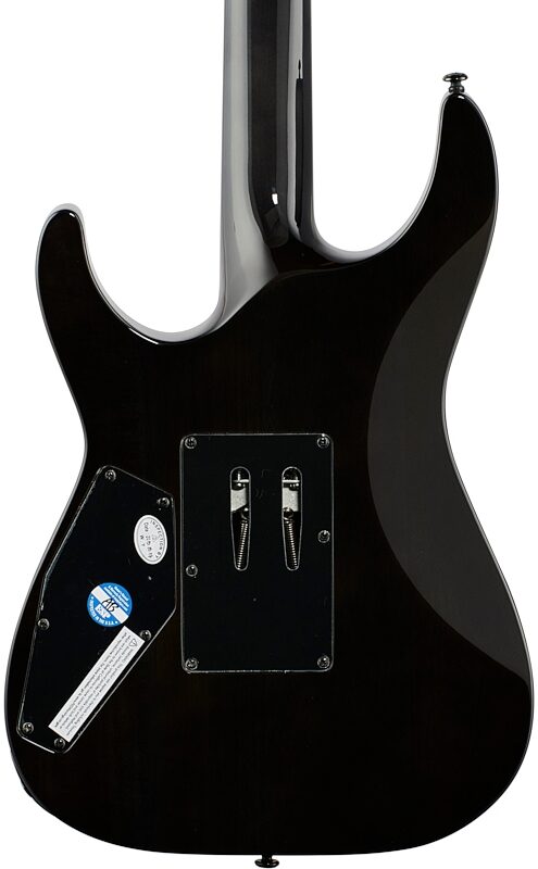 ESP LTD H-1001FR Electric Guitar, Black Natural Fade, Blemished, Body Straight Back