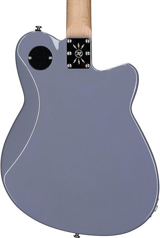 Reverend Charger 290 Electric Guitar, Left-Handed, Periwinkle, Body Straight Back