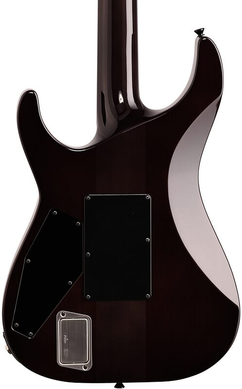 ESP E-II M-2 FM Electric Guitar, See Thru Black, Body Straight Back