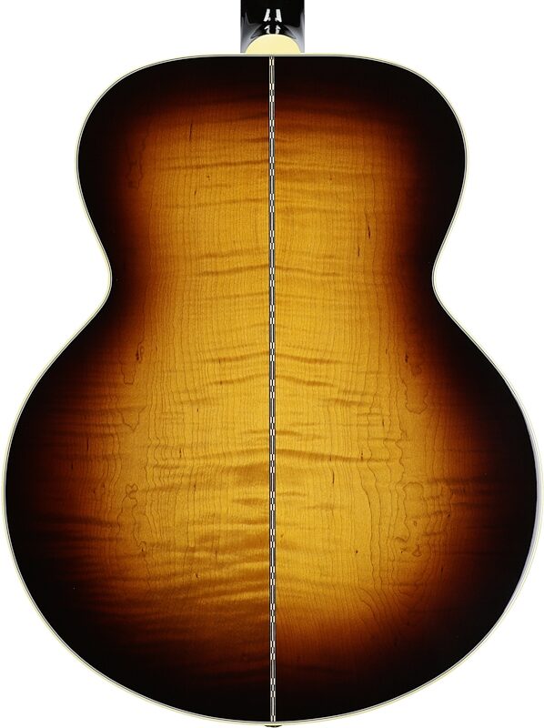 Gibson SJ-200 Original Jumbo Acoustic-Electric Guitar (with Case), Vintage Sunburst, Body Straight Back