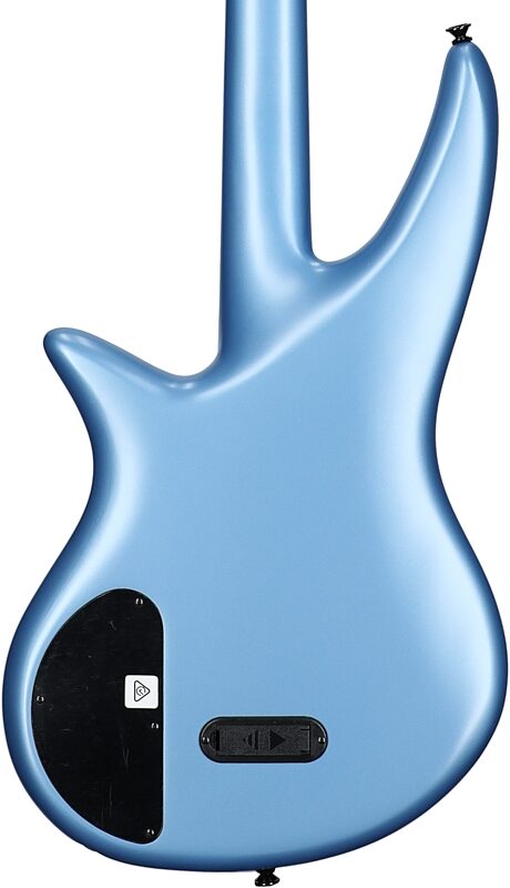 Jackson X Series Spectra SBX IV Electric Bass, Matte Blue Frost, Body Straight Back