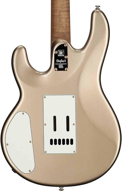 Ernie Ball Music Man StingRay II Cory Wong Electric Guitar, Cashmere, Body Straight Back