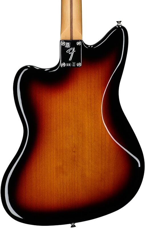 Fender Player II Jazzmaster Electric Guitar, with Rosewood Fingerboard, 3-Color Sunburst, Body Straight Back