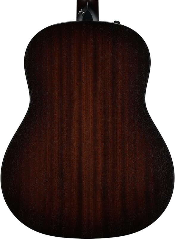 Taylor AD27e American Dream Grand Pacific Acoustic-Electric Guitar (with Hard Bag), Tobacco Sunburst, Body Straight Back