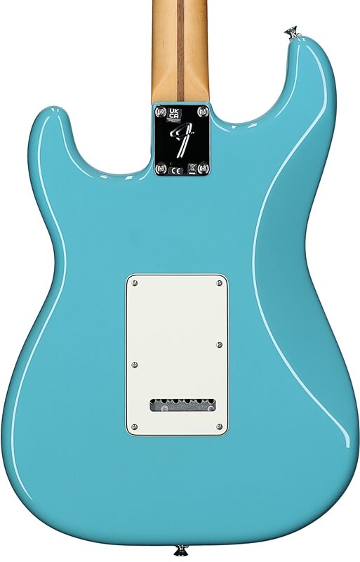 Fender Player II Stratocaster HSS Electric Guitar, with Maple Fingerboard, Aquatone Blue, Body Straight Back