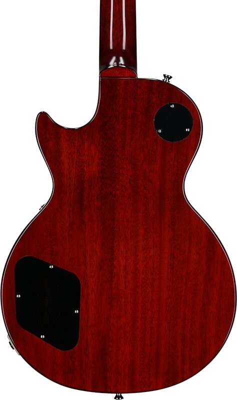 Epiphone Inspired by Gibson Custom 1959 Les Paul Standard Reissue Electric Guitar (with Case), Deep Cherry Sunburst, Body Straight Back