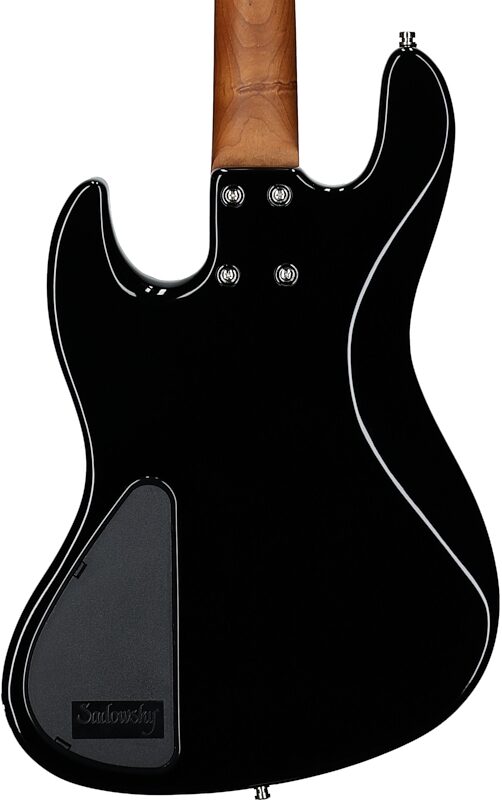 Sadowsky MetroExpress MV4 Electric Bass, with Maple Fingerboard, Black, Body Straight Back
