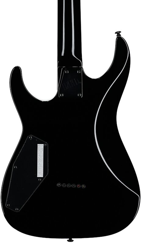 ESP LTD M-201 Baritone HT Electric Guitar, Black, Body Straight Back
