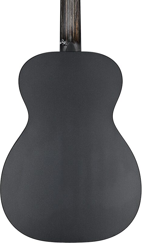 Martin 0-X1 Black Acoustic Guitar (with Gig Bag), Black, Body Straight Back
