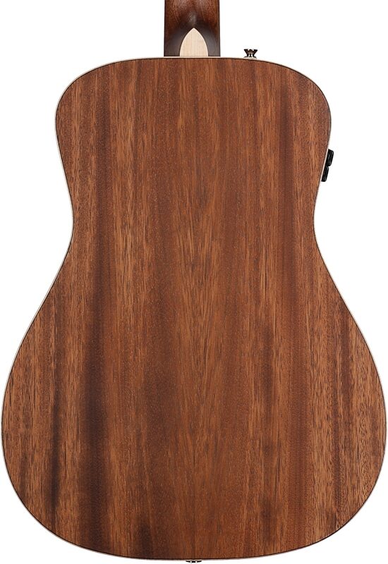 Fender Malibu Special Small Acoustic-Electric Guitar (with Gig Bag), Natural, Body Straight Back