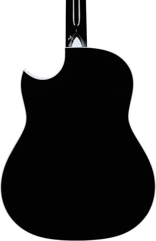 Taylor 657ce Bajo Quinto Grand Pacific Acoustic-Electric Guitar, 10-String (with Case), Black, Body Straight Back