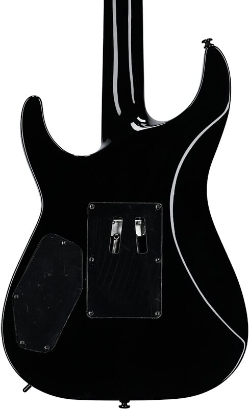 Kramer SM-1 Figured Floyd Rose Electric Guitar, Black Denim, Body Straight Back