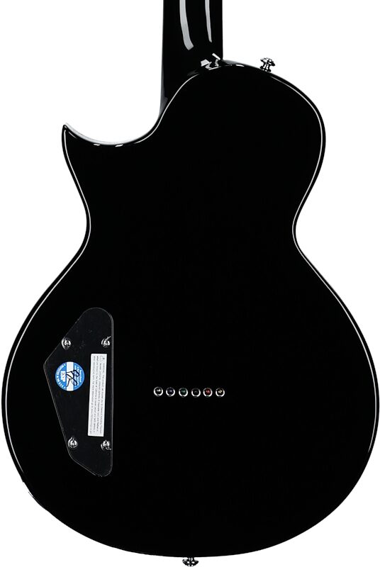ESP LTD Deluxe EC-01FT Electric Guitar, Black, Body Straight Back