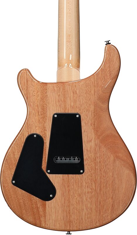 PRS Paul Reed Smith SE Custom 24 Electric Guitar (with Gig Bag), Blue Matteo, Natural Back, Body Straight Back