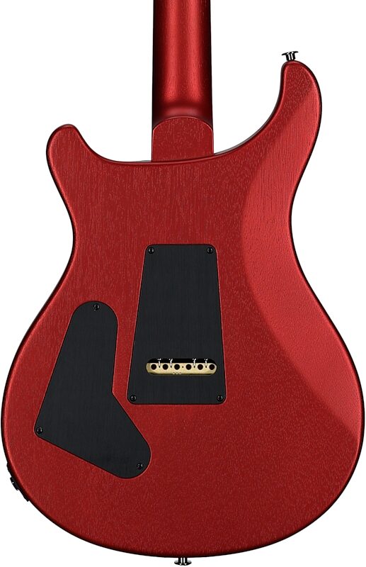 PRS Paul Reed Smith Satin Standard 24 Electric Guitar (with Case), Red Apple Metallic, Body Straight Back