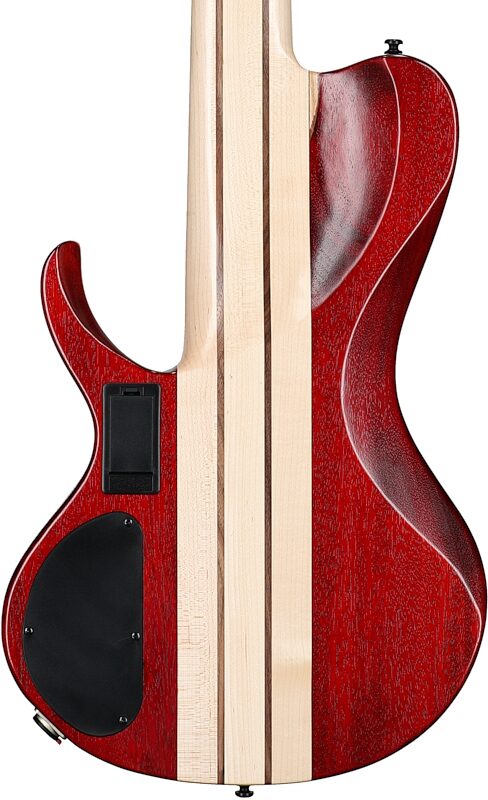 Ibanez BTB866SC Bass Workshop Electric Bass, Weathered Black Low Gloss, Body Straight Back
