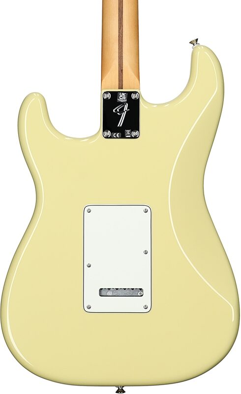 Fender Player II Stratocaster Electric Guitar, with Maple Fingerboard, Hialeah Yellow, Body Straight Back