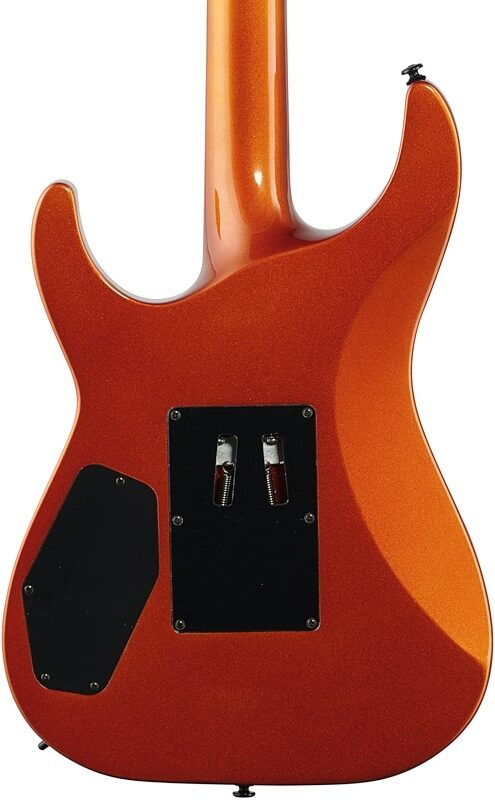 Kramer SM-1 Electric Guitar, with Black Floyd Rose, Orange Crush, Body Straight Back