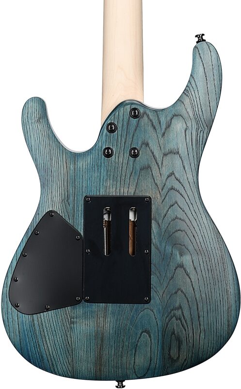 Ibanez S520AH Electric Guitar, Cosmic Blue Stained Flat, Body Straight Back