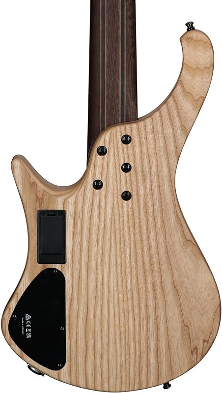 Ibanez EHB1675MS Multi-Scale Electric Bass, 5-String (with Gig Bag), Natural Flat, Body Straight Back