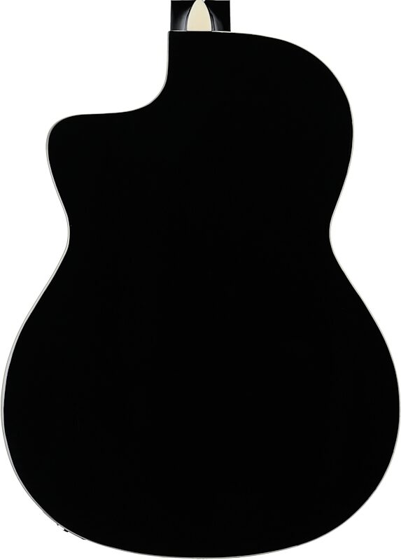 Cordoba Fusion 5 Nylon String Guitar, Black, Body Straight Back