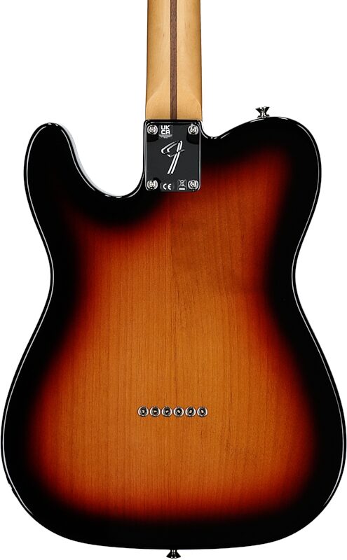 Fender Player II Telecaster Electric Guitar, with Maple Fingerboard, 3-Color Sunburst, Body Straight Back