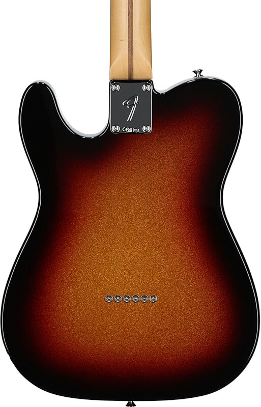 Fender Player II Telecaster Electric Guitar, with Rosewood Fingerboard, Sparkle 3-Tone Sunburst, Body Straight Back