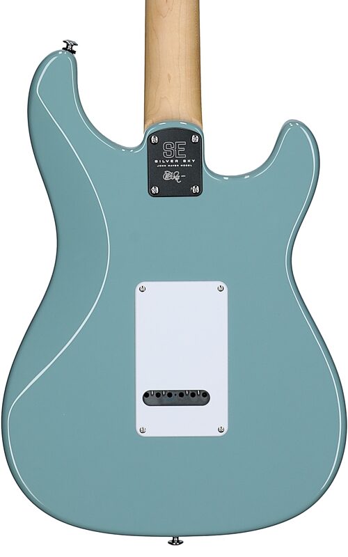PRS Paul Reed Smith SE Silver Sky Electric Guitar, Left-Handed, Rosewood Fretboard (with Gig Bag), Stone Blue, Body Straight Back