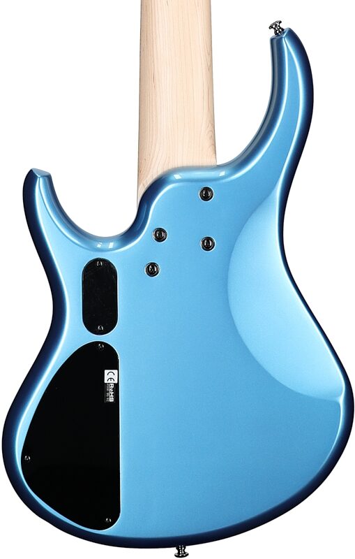 MTD Kingston Super 5 Bass Electric Bass, 5-String (with Maple Fingerboard), Super Blue, Body Straight Back