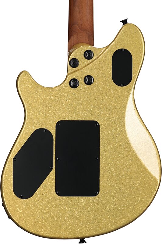EVH Eddie Van Halen Wolfgang WG Standard Electric Guitar, Gold Sparkle, Body Straight Back