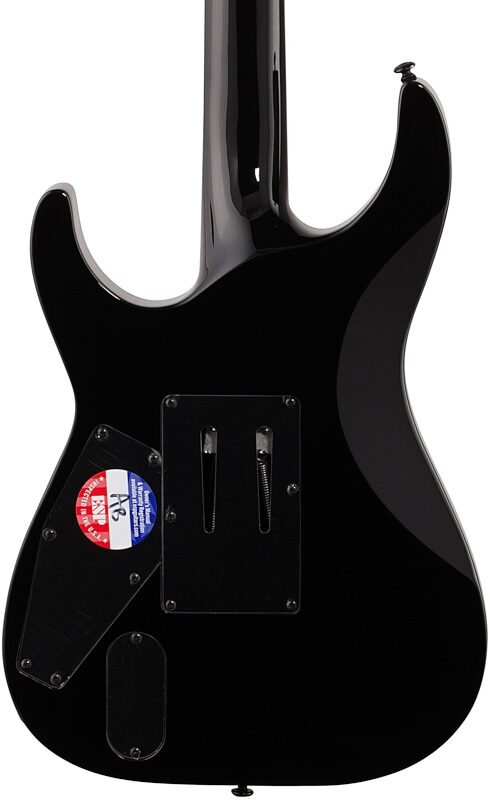 ESP LTD KH-602 Kirk Hammett Signature Electric Guitar (with Case), Black, Body Straight Back