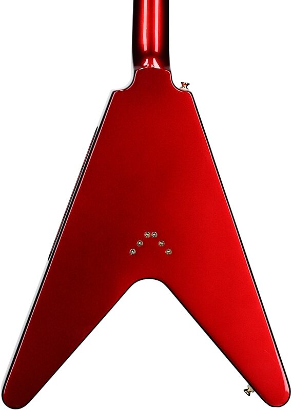 Epiphone Exclusive Flying V Electric Guitar, Ruby Red, Body Straight Back